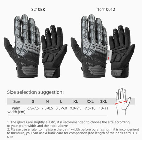 ROCKBROS Tactical Gloves - SBR verdikte pad fiets handschoenen voor de winter