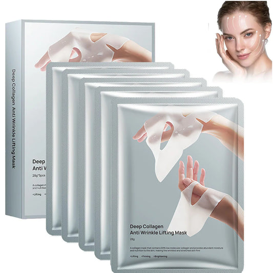 Diep collageen anti-rimpel liftend masker - 5-pack 
