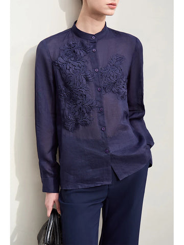 Amii Minimalism Women Shirts 2024 Autumn Collection