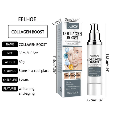 Collagen Booster Face Cream - Moisturizing Firming Skincare with Hyaluronic Acid for Women