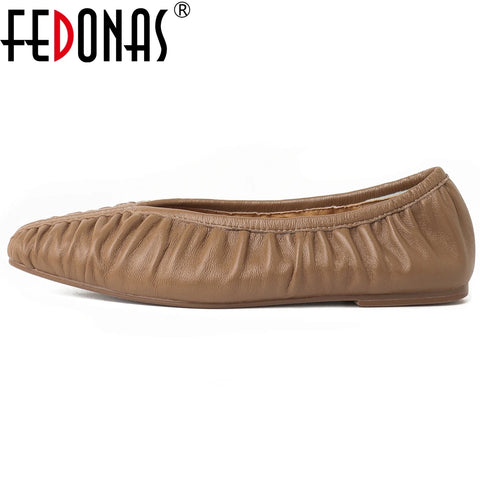 FEDONAS 2025 Lente Nieuwe Dames Flats
