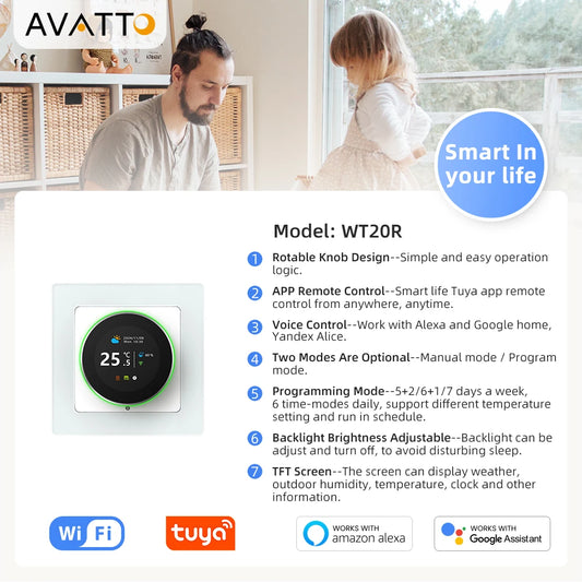 AVATTO Tuya WiFi Smart Thermostat