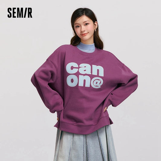 Semir Women's Trendy Oversized Fleece Sweater