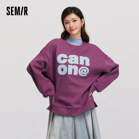 Semir Dames Trendy Oversized Fleece Trui