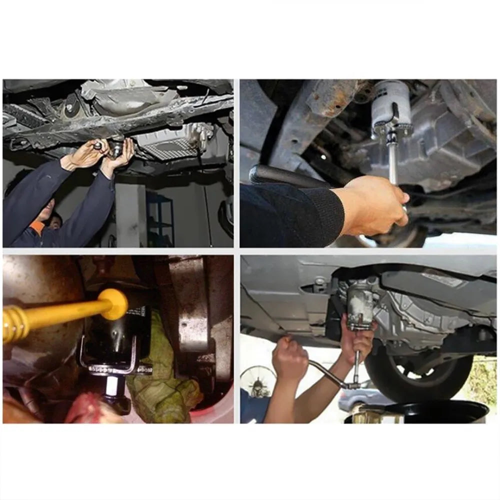 Universal Oil Filter Wrench - Adjustable Removal Tool for Easy Car Maintenance