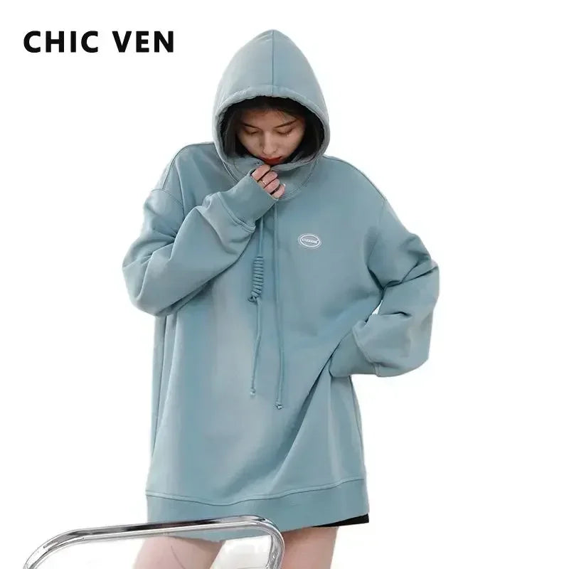 CHIC VEN Women Hoodies Sweatshirt Casual Tracksuit