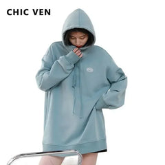 CHIC VEN Women Hoodies Sweatshirt Casual Tracksuit