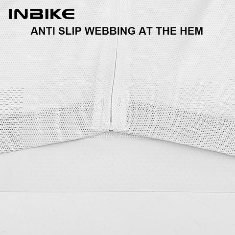 INBIKE Men's Summer Cycling Jersey - Quick-Dry Short Sleeve Bicycle Top for Road and MTB