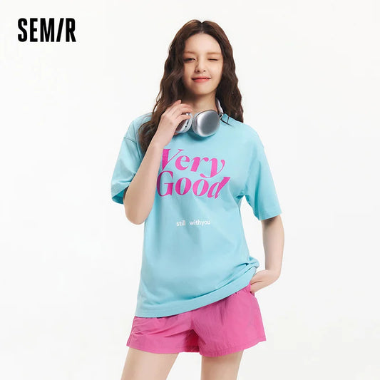 Semir Dames T-shirt met korte mouwen - Trendy zomertop 2025 