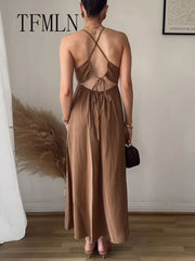 TFMLN Women Retro Sling Dress