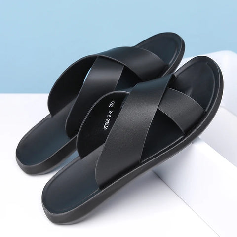 Men's Leather Summer Walking Sandals
