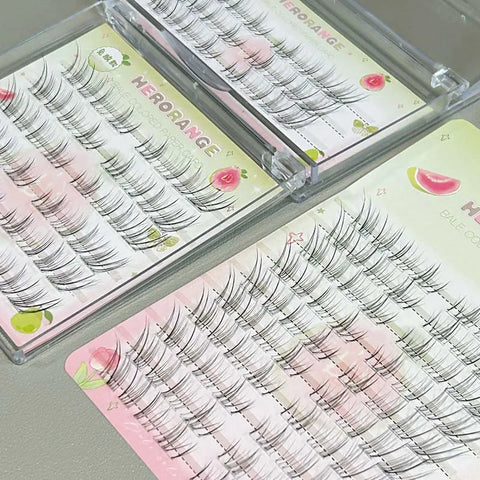 Self-Adhesive False Eyelashes - Easy-to-Use DIY Natural Curling Clusters