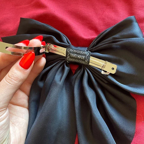 Women Girl Large Bow Hairpin Korean Headbands - Elegant Hair Accessories