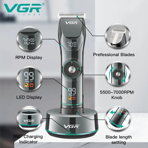 Original VGR Cordless Professional Hair Clipper