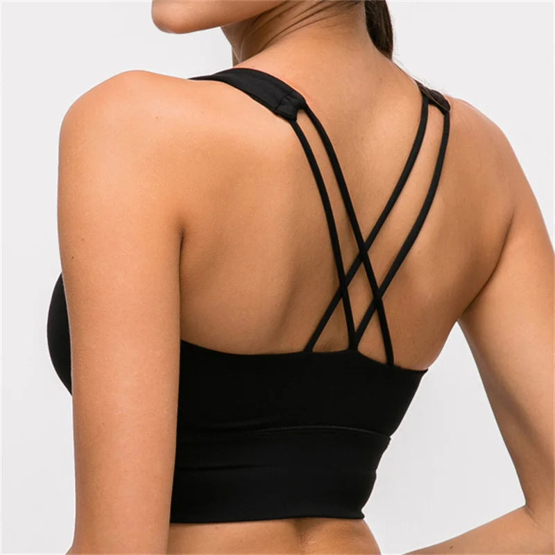 Nepoagym BOOST Cross Back Sport Bra Top for Women