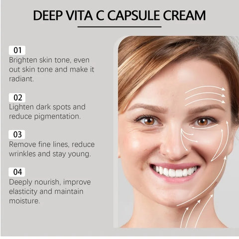 Deep Vita C Capsule Cream Moisturizer Gel