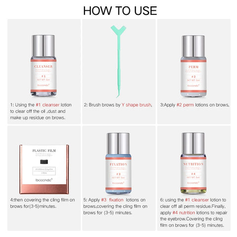 Pro Brow Lift Perming Eyebrow Lamination Kit for Home Use