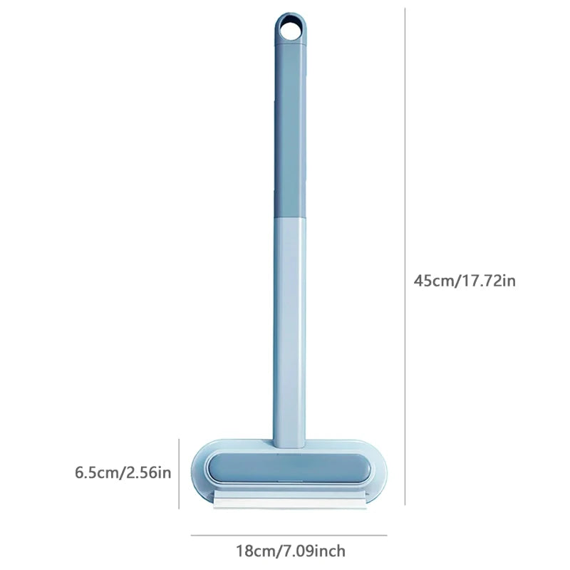 3 in 1 Pet Hair Remover Brush - Long Handle Window Cleaning Tool for Cat & Dog Fur