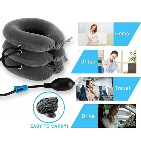 Inflatable Air Cervical Neck Traction Device - Comforting Neck Support Cushion