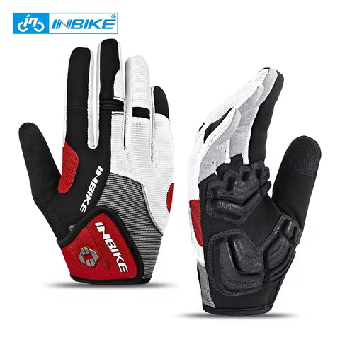 INBIKE Full Finger Fiets Handschoenen - Touchscreen MTB Handschoenen voor Heren &amp; Dames