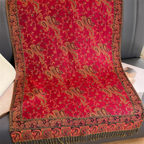 Luxury Autumn Cashmere Pashmina Shawl