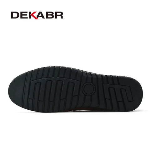 DEKABR Herenloafers van echt leer - Luxe casual rijschoenen