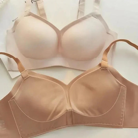 Thickened Steamed Bun Fixed Cup Integrated Bra for Women - Comfort and Style for Every Day