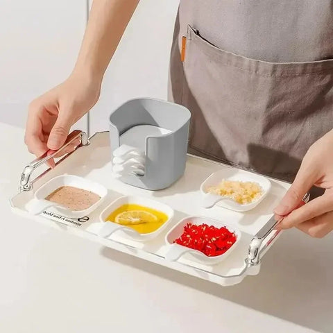 Set van 6 sauskommen met gestapelde opbergdoos - Perfect voor dips, desserts en hapjes