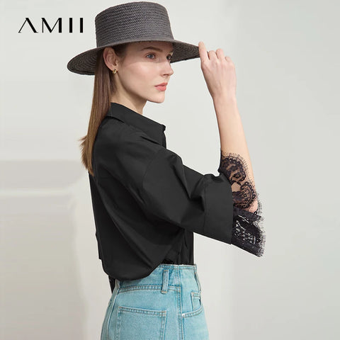 Amii Minimalist Cotton Shirts for Women