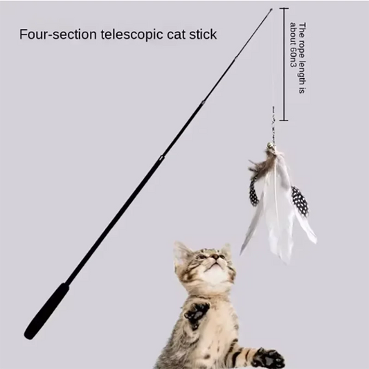 Four Section Telescopic Cat Stick 1.8m Super Long Carbon Fiber Fishing Rod