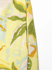 TFMLN Women Floral Print Skirt Two Piece Set