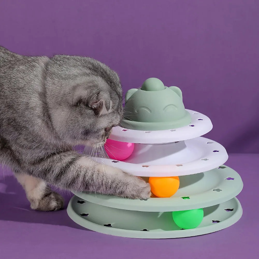 Interactive Cat Turntable Play Plate