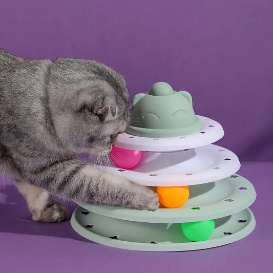 Interactive Cat Turntable Play Plate