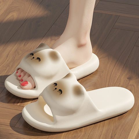 Schattige cartoon damespantoffels - Siamese kat 3D EVA sandalen