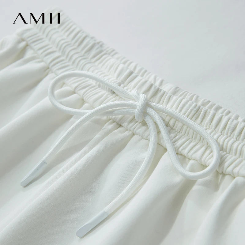 AMII Minimalist Summer Casual Shorts for Women