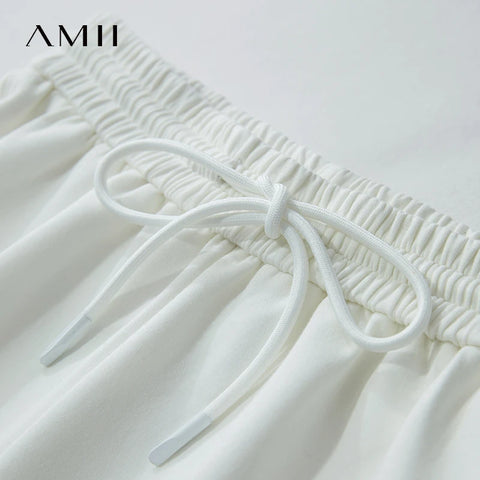 AMII Minimalist Summer Casual Shorts for Women