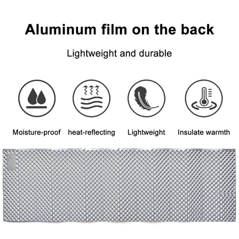 Widesea Portable Camping Mat - Waterproof Foam Sleeping Pad for Travel and Trekking