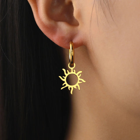 Skyrim Stainless Steel Women's Earrings - Fashion Jewelry Gift