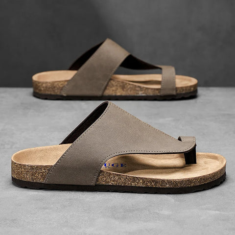 Slippers met kurken voetbed - Antislip zomersandalen