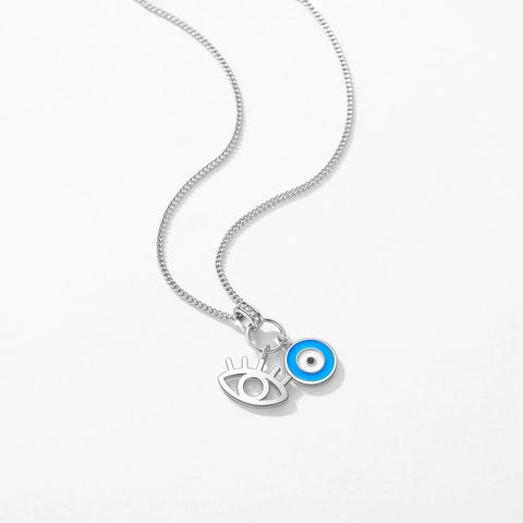 MODIAN 925 Sterling Zilveren Geluksoog Ketting