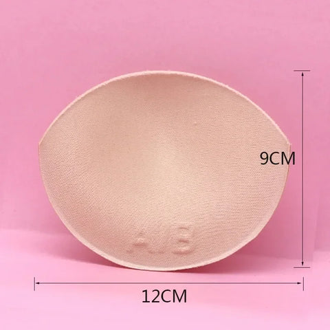 2 Pcs Thick Sponge Bra Pads for Swimwear and Bikinis - Push Up Breast Enhancers