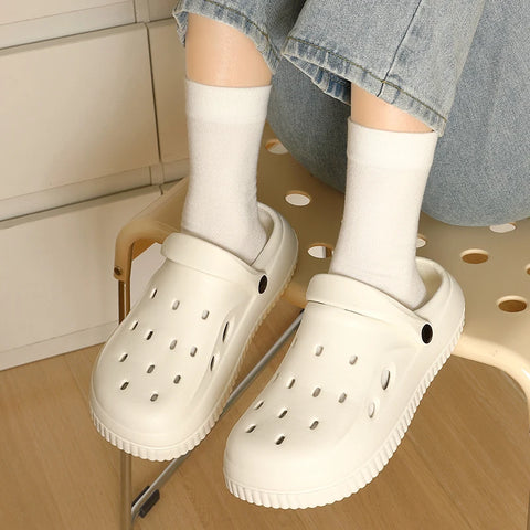 QYCKABY Minimalistische klompen sandalen voor mannen en vrouwen
