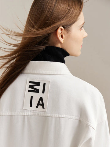 AMII Minimalism Jean Jackets for Women