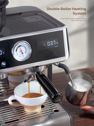 HiBREW Dual Boiler System Barista Pro Coffee Machine