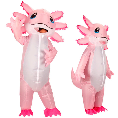Inflatable Adult Axolotl Costume for Halloween