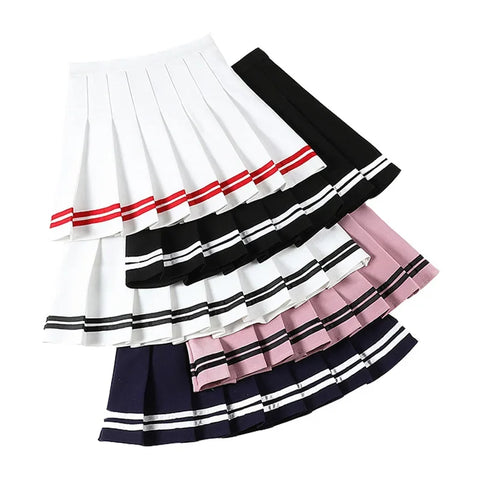 Geplooide tennisrok voor dames - Koreaanse stijl atletische golf- en workoutminirok