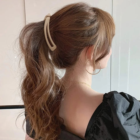 Matte Vintage Banana Clip - Perfect Hair Claw for All Styles