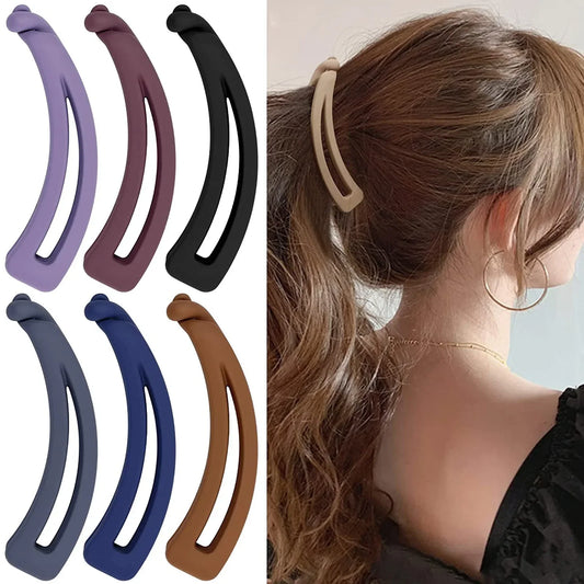 Matte Vintage Banana Clip - Perfect Hair Claw for All Styles