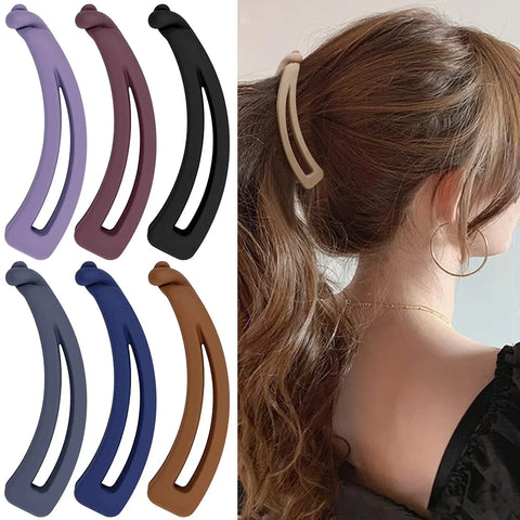 Matte Vintage Banana Clip - Perfect Hair Claw for All Styles