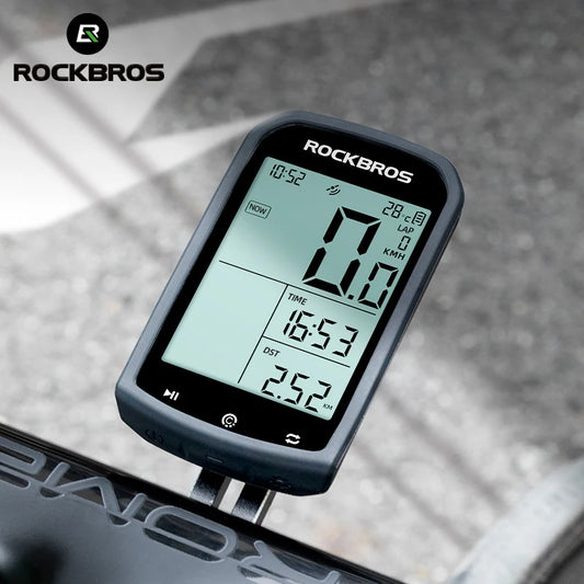 ROCKBROS Bicycle Computer GPS 5.0 - Waterproof Wireless Speedometer & Bike Accessories